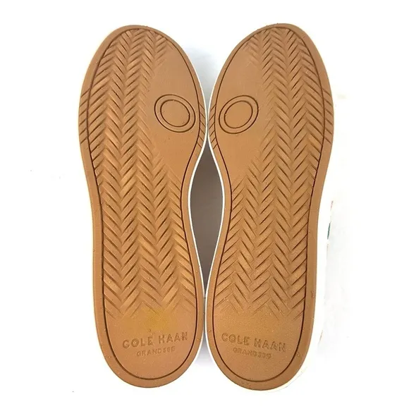 Cole Haan Nantucket Penny Loafer 8.5 Orange Canvas Slip On Shoes Womens NEW