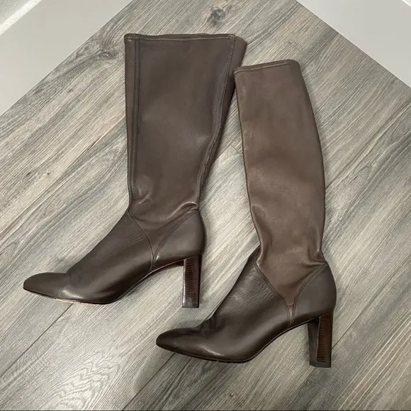 Cole Haan Nike air heeled brown boots