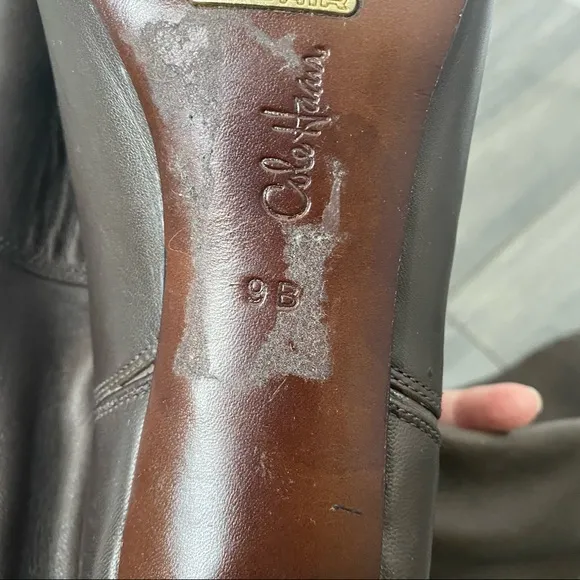 Cole Haan Nike air heeled brown boots