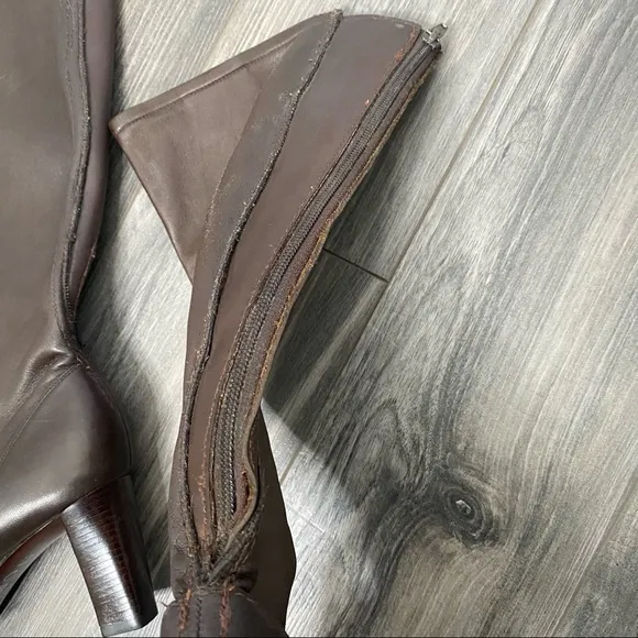 Cole Haan Nike air heeled brown boots