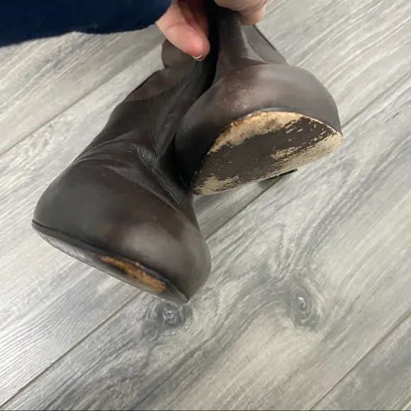 Cole Haan Nike air heeled brown boots