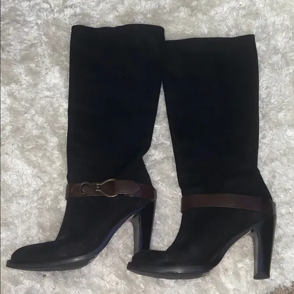 Cole Haan Nike Air Tantivy Black boots Size 9
