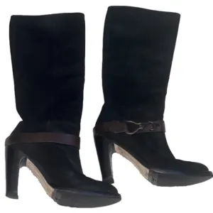 Cole Haan Nike Air Tantivy Black boots Size 9