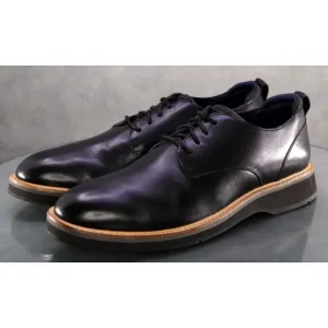Cole Haan Osborn $120 Men's Plain Toe Dress Shoes Size 8.5 Leather Black C33388