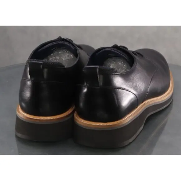 Cole Haan Osborn $120 Men's Plain Toe Dress Shoes Size 8.5 Leather Black C33388