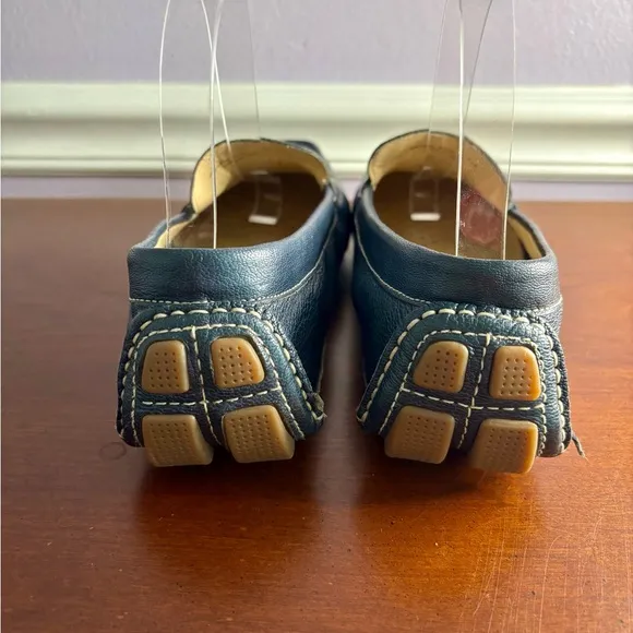 Cole Haan Shelby Navy Blue Leather Moccasin Loafers | Size 8.5 | Driving Shoes