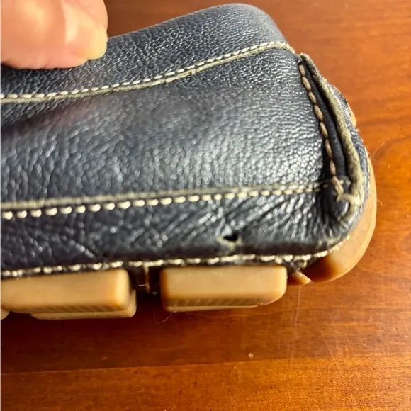 Cole Haan Shelby Navy Blue Leather Moccasin Loafers | Size 8.5 | Driving Shoes