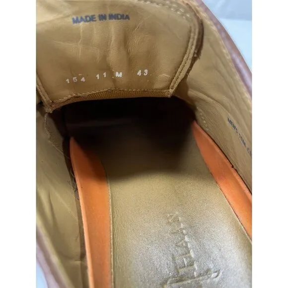 Cole Haan Shoes Benton Leather Wingtip Derby C12362 BrownSize 11M