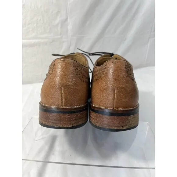 Cole Haan Shoes Benton Leather Wingtip Derby C12362 BrownSize 11M