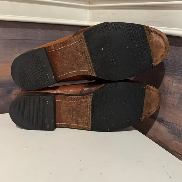 Cole Haan Shoes Mens 10.5M Brown Leather Driving Moccasins Penny Loafers Slip On