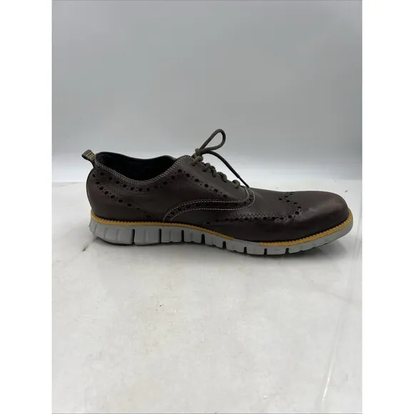 Cole Haan Shoes Men’s 11.5M Zero Grand Dark Brown Leather Wingtip