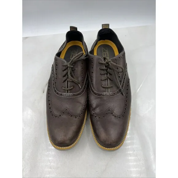 Cole Haan Shoes Men’s 11.5M Zero Grand Dark Brown Leather Wingtip