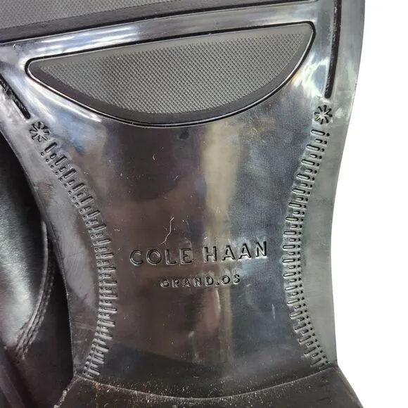 COLE HAAN Shoes Mens 12 Black Grand.OS Leather Lenox Hill Oxford Dress Shoes