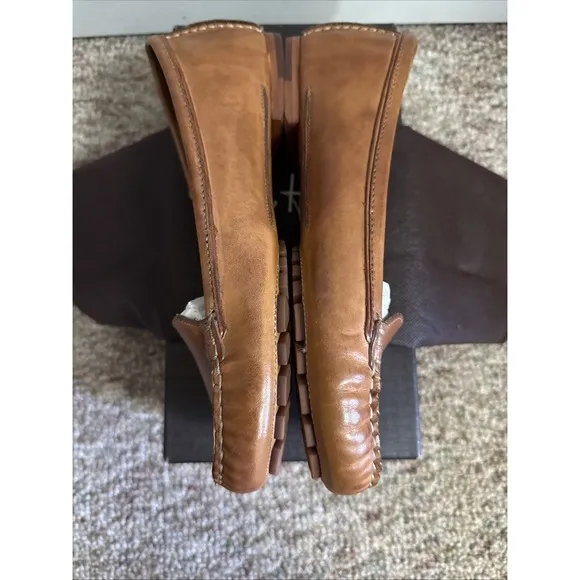 COLE HAAN Womens Air Alesandra Brown Leather Driver Loafers Size 6.5 AA Flats