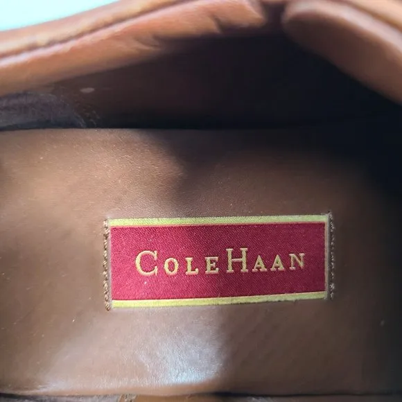 Cole Haan Zeno Mens Brown Leather Lace Up Shoes‎ Size 12M C04074