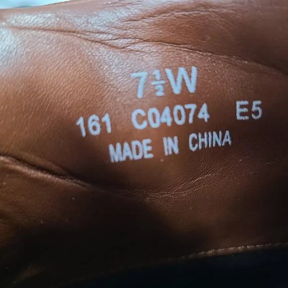Cole Haan Zeno Mens Brown Leather Lace Up Shoes‎ Size 12M C04074