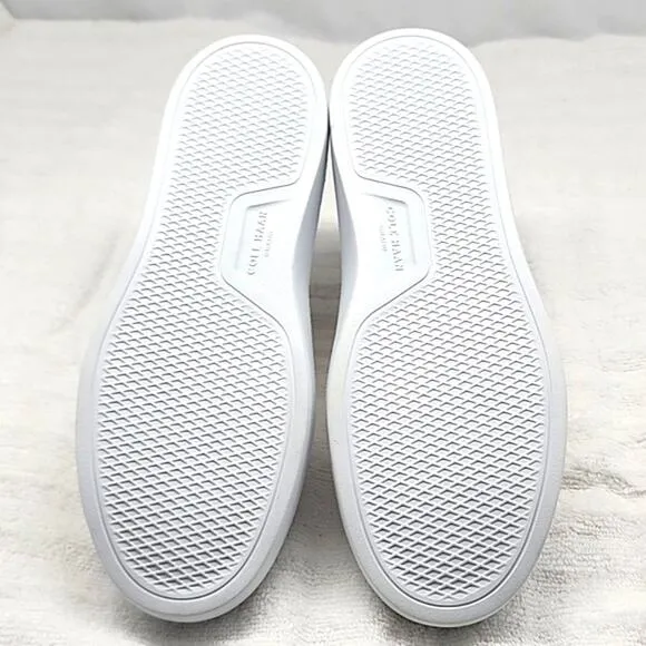 🔥COLE HAAN🔥GRANDPRO RALLY  WHITE CANVAS COURT SNEAKERS LADIES 8 NWOB🔥NICE🔥