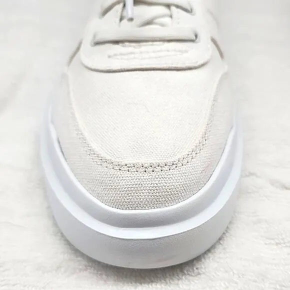 🔥COLE HAAN🔥GRANDPRO RALLY  WHITE CANVAS COURT SNEAKERS LADIES 8 NWOB🔥NICE🔥