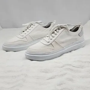 🔥COLE HAAN🔥GRANDPRO RALLY  WHITE CANVAS COURT SNEAKERS LADIES 8 NWOB🔥NICE🔥