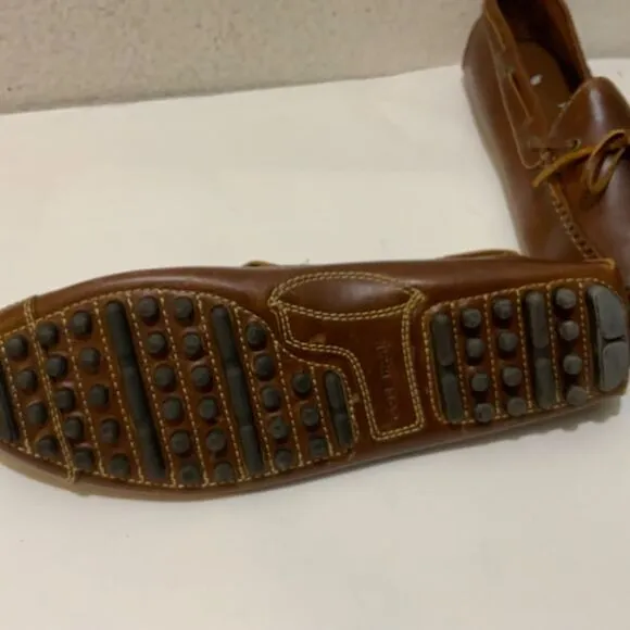 Cole Haan Gunnison Waxy Leather Boat Style Drivers  size 8.5 D