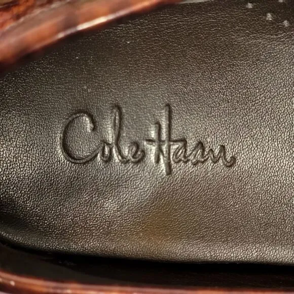 Cole Haan Tortoise Nike Air Driver Penny Loafers Flats