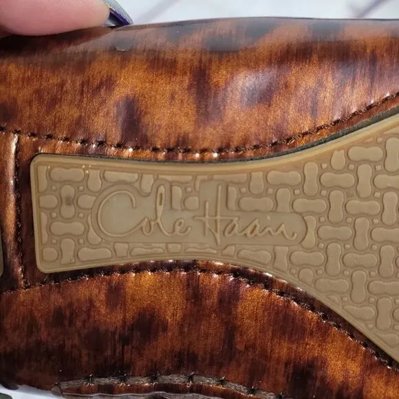 Cole Haan Tortoise Nike Air Driver Penny Loafers Flats