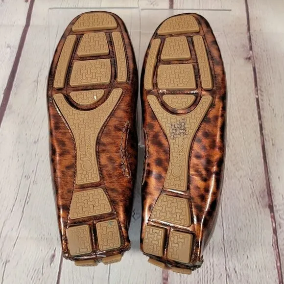 Cole Haan Tortoise Nike Air Driver Penny Loafers Flats