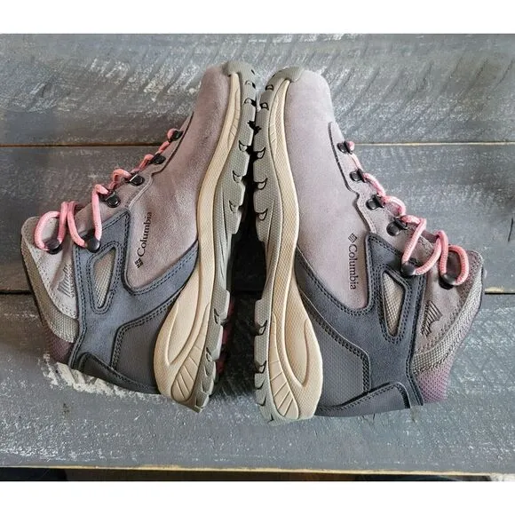 Columbia Hiking Boots Stratus/Rose Newton Ridge Plus Amped WP Women's Size 9