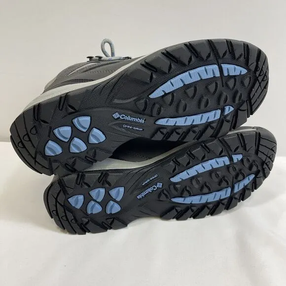 Columbia Hiking Boots Women's 9.5 Newton Ridge Plus Waterproof Gray BL3783-052