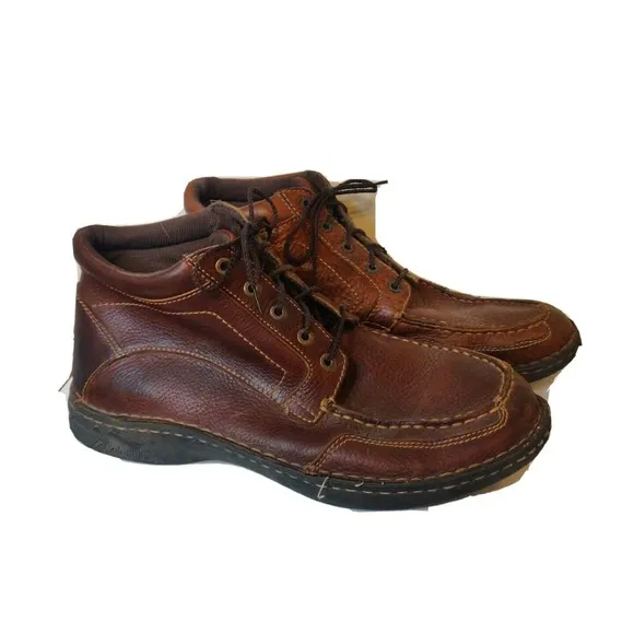 Columbia Men's Wayne Shoes Brown Leather High Top Size 11.5.