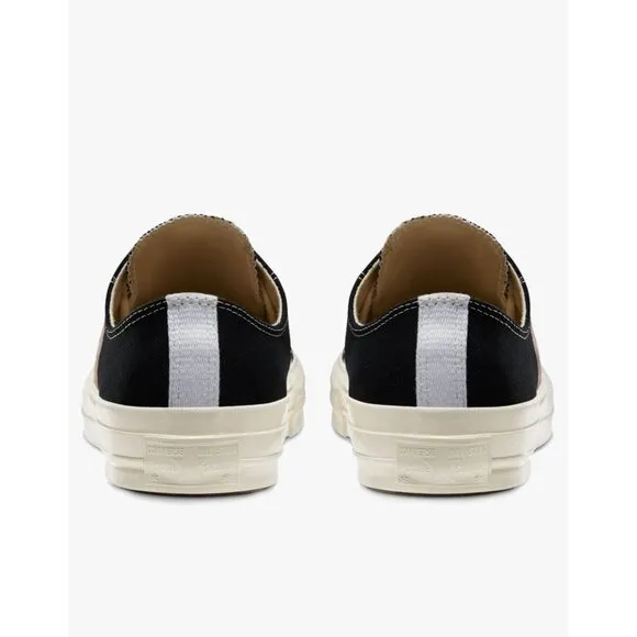 COMME des GARCONS PLAY Converse Large Emblem Low Top Canvas Sneakers Black 11