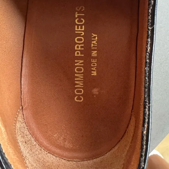 Common Projects Dark Blue Derby Shoes