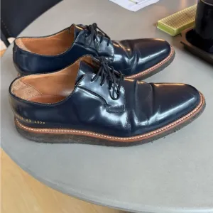 Common Projects Dark Blue Derby Shoes