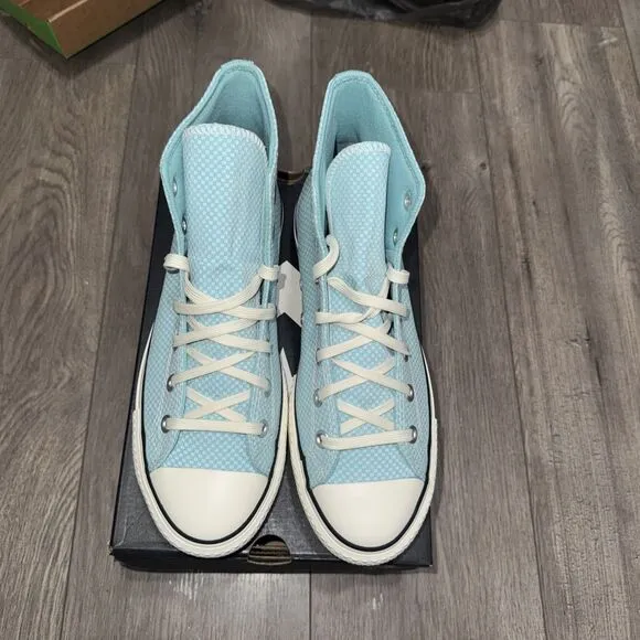 Converse 9.5 Chuck Taylor All Star Lift Hi Sneaker Infinity Pool Blue