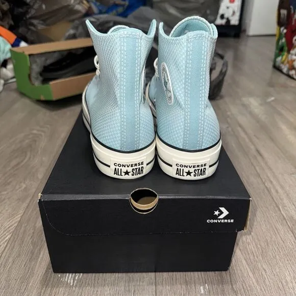 Converse 9.5 Chuck Taylor All Star Lift Hi Sneaker Infinity Pool Blue