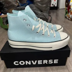 Converse 9.5 Chuck Taylor All Star Lift Hi Sneaker Infinity Pool Blue