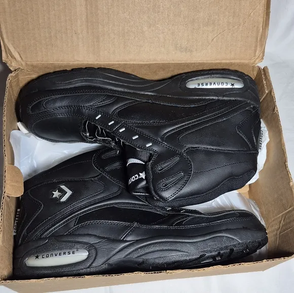 Converse All Star Black Composite Toe Work Safety Shoes Ansi Class 75 Men's 11.5