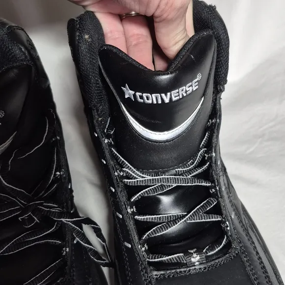 Converse All Star Black Composite Toe Work Safety Shoes Ansi Class 75 Men's 11.5