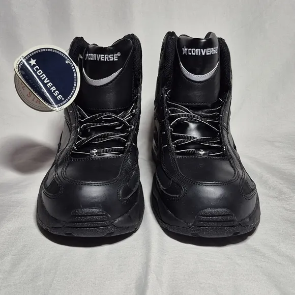 Converse All Star Black Composite Toe Work Safety Shoes Ansi Class 75 Men's 11.5
