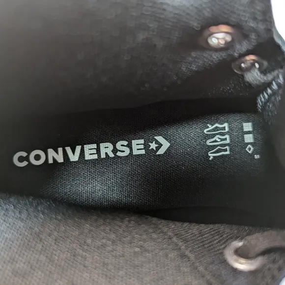 Converse All Star Chuck Taylor Lift Hi Top Platform Black Canvas Shoes Wmn 10.5