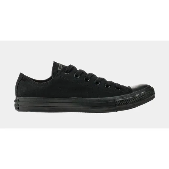 Converse Black CHUCK TAYLOR All Star Low Top Canvas Shoes Mens 12 New Fast Ship