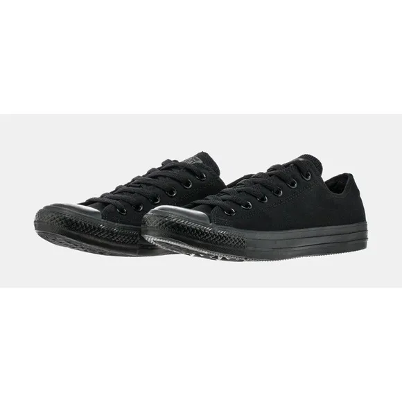 Converse Black CHUCK TAYLOR All Star Low Top Canvas Shoes Mens 12 New Fast Ship