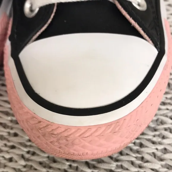 Converse Black Leather Love Sneakers
