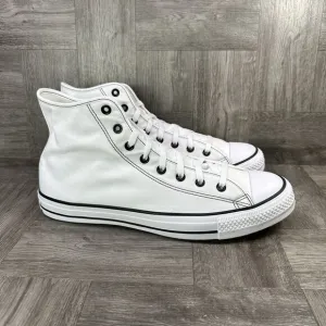 Converse by You Men's size 13 White Black Hightop Canvas Shoes