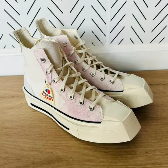 ⭐Converse Chuck 70 De Luxe Squared Hi Top Sz 8.5 Women's Shoes Pink A07599C New