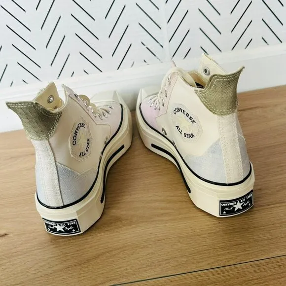 ⭐Converse Chuck 70 De Luxe Squared Hi Top Sz 8.5 Women's Shoes Pink A07599C New