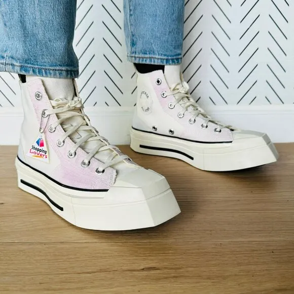 ⭐Converse Chuck 70 De Luxe Squared Hi Top Sz 8.5 Women's Shoes Pink A07599C New