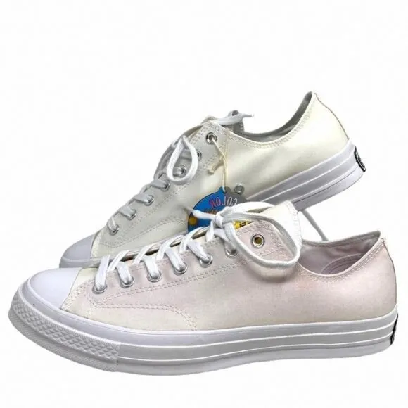 Converse Chuck 70 OX Low Top Shoes Men Size White 166599C Sneakers Skate Canvas