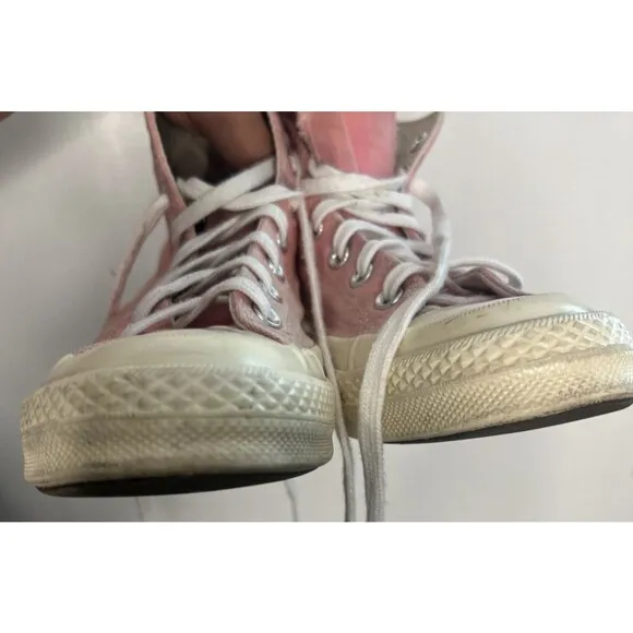 Converse Chuck Taylor All Star 70 Hi Comme des Garcons PLAY Women size 8 Pink