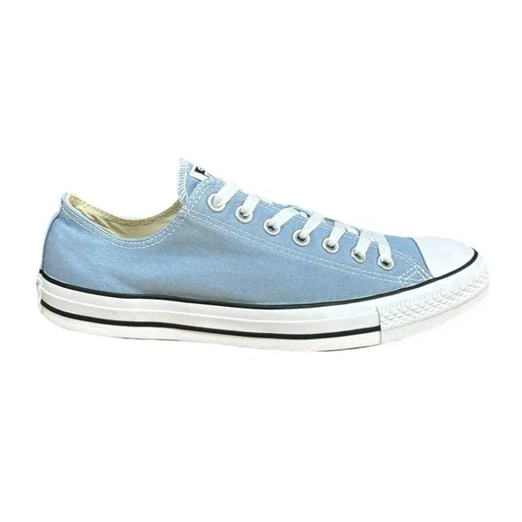 Converse Chuck Taylor All Star Blue Canvas Low Top Sneaker #162116F M-10 W-12
